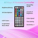 100FT RGB LED Strip Lights with Music Sync