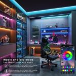 100FT RGB LED Strip Lights with Music Sync
