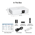 Epson EpiqVision Flex Portable 1080p Projector
