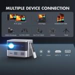 VIZONY 1080P Projector with WiFi and Bluetooth