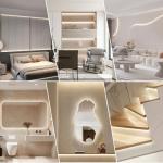 20ft White LED Strip Lights with Remote