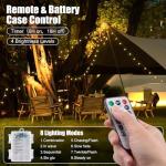 21FT Battery Operated LED Globe String Lights