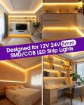 12 Pack LED Strip Light Connectors with Screwdriver