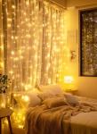 300 LED Fairy Curtain Lights with Remote Control