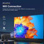 4K HD Smart Projector with WiFi and Bluetooth