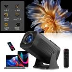 4K HD Smart Projector with WiFi and Bluetooth