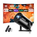 Portable Mini Projector with 4K Support and Bluetooth