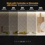 Flexible 16.4FT Warm White LED Strip Lights