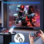 Portable Mini Projector with Bluetooth and Speaker