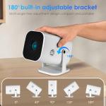 Portable Mini Projector with Bluetooth and Speaker