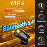 Portable Mini Projector with 4K Support and Bluetooth