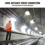100FT Connectable Waterproof Construction String Lights