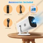 Portable Mini Projector with Bluetooth and Speaker