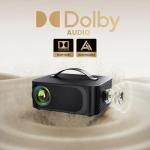 Portable 4K Outdoor Projector with Smart TV Apps