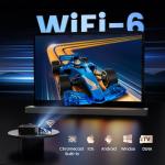Portable 4K Outdoor Projector with Smart TV Apps