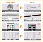 Warm White Curtain Fairy Lights with Remote Control