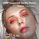 Portable Mini Projector with Bluetooth for Parties