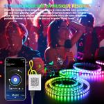 100ft Color Changing LED Strip Lights with Remote