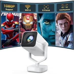 Mini Projector with WiFi and Bluetooth, 1080P