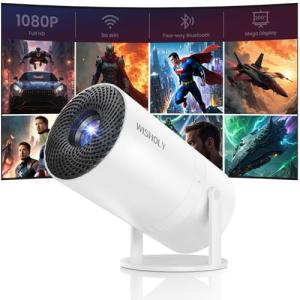 Portable Mini Projector with WiFi and Bluetooth