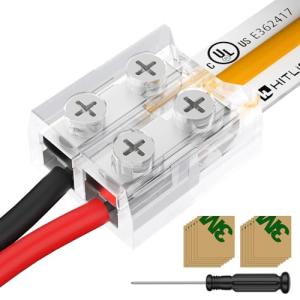 12 Pack LED Strip Light Connectors with Screwdriver