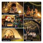 Rechargeable Outdoor String Lights with 8 Modes