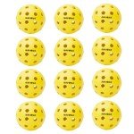 Navona 12-Pack Yellow Outdoor Pickleball Balls