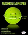 MOZKUIB USAPA Approved Outdoor Pickleballs - 6 Pack