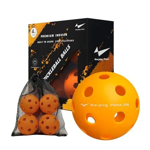 Warping Point Set of 4 Indoor Pickleball Balls