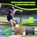 Aorwai 12-Pack Crack-Resistant Pickleball Balls