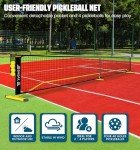 Portable Pickleball Net Set with Ball Collector