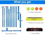 Portable Pickleball Set with 4 Balls & Net