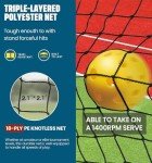 Portable Pickleball Net Set with Ball Collector