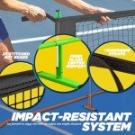 Portable 22Ft Pickleball Net Set with Paddles