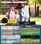 Portable Pickleball Net Set with Ball Collector