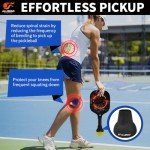 ALLIZEGO Silicone Pickleball Ball Retriever Grabber