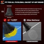 ALLIZEGO Silicone Pickleball Ball Retriever Grabber