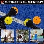ALLIZEGO Silicone Pickleball Ball Retriever Grabber