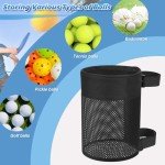 Adjustable Pickleball Ball Holder and Storage Bag