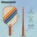 Pickleball Paddles Set with Balls and Bag