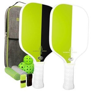 USAPA Approved Pickleball Set - 2 Paddles & Accessories
