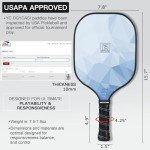 USAPA Approved Pickleball Paddles Set with Bag