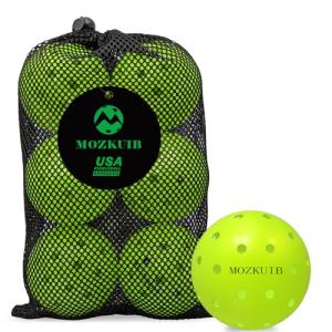 MOZKUIB USAPA Approved Outdoor Pickleballs - 6 Pack