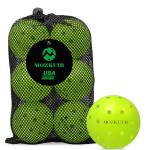 MOZKUIB USAPA Approved Outdoor Pickleballs - 6 Pack