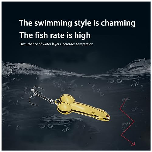Funny Bass Fishing Lures - 4Pcs Set (Silver, Gold)