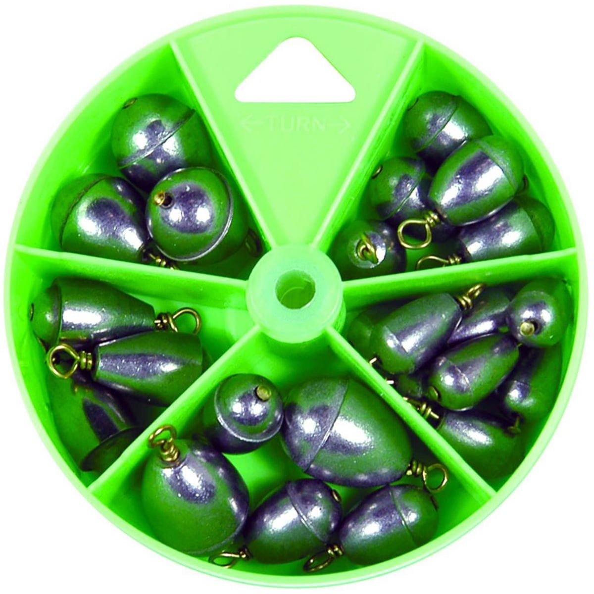Eagle Claw Steel Bass Casting Weights Assortment