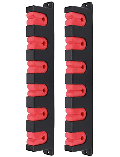 Wall-Mounted 6-Rod Fishing Rod Rack Holders