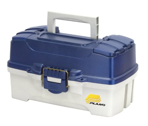 Plano Angelbox Double Access Tackle Storage - Blue/Off White