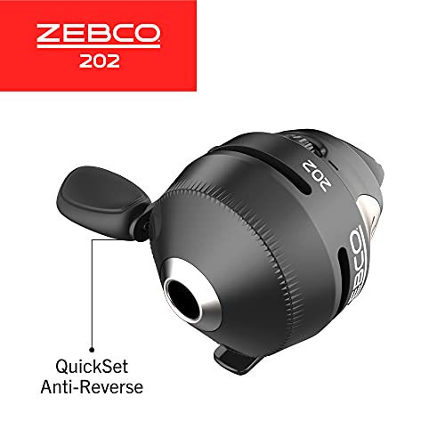 Zebco 202 Spincast Reel, Size 30, Right-Hand Retrieve