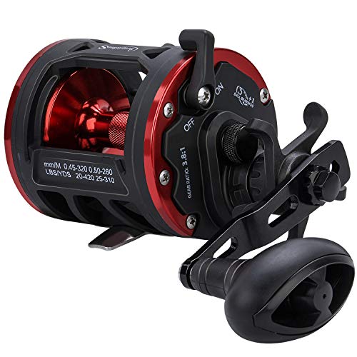 Sougayilang Conventional Reel: Graphite Body, Stainless-Steel, Large-Capacity